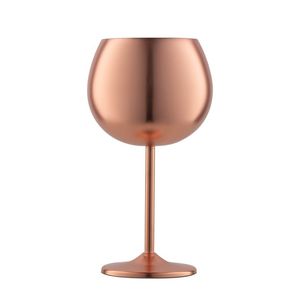 Copa de Vino de Acero Inoxidable de Lujo en Forma Redonda con Acabado Dorado, Perfecta para Fiestas en Bares y Bodas Elegantes, Suministros para Bares - Product Image 5