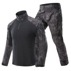 Ensemble veste et pantalon unisexe ZJFIT HI-TAKTI-9 vert G3 camouflage, en polyester/coton, tissu ripstop, pour activités de plein air. - Product Image 5