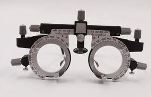 Juego de lentes de prueba ajustables de fabricación SS, equipo oftálmico convexo doble para optometría ocular, caja de optometría, prueba ocular - Product Image 4