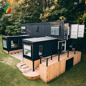 Internet nổi tiếng sunroom và hai lớp container nhà <span class=keywords><strong>Modular</strong></span> prefab khu dân cư nhà cho phòng khách di động cửa hàng văn phòng - Product Image 4