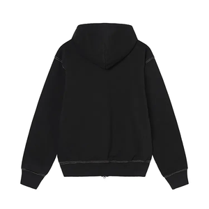 Sudaderas con Capucha Extra Grandes para Hombre, con Doble Cremallera, Bordado Personalizado con Logotipo, al por Mayor, Precio de Fábrica, Estilo Urbano - Product Image 2