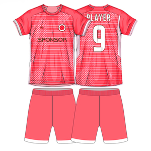 Custom <b>Heat</b> Transfer Printed Breathable Soccer Jerseys Unisex Adult 100% Polyester Quick Dry Anti Bacterial Stretch Football Set - Product Image 5