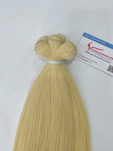 Precio de fábrica, venta al por mayor, trama atada a mano virgen Natural, queratina Remy de alta calidad, extensiones de cabello ruso Real, paquete de materia prima - Product Image 5