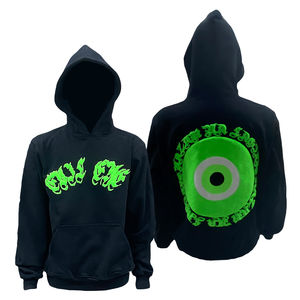 Custom Hoodie <b>Mens</b> Cotton Hooded Pullover Puff Print Sweatshirt Customized Foam Pattern Casual <b>Hoodies</b> - Product Image 2