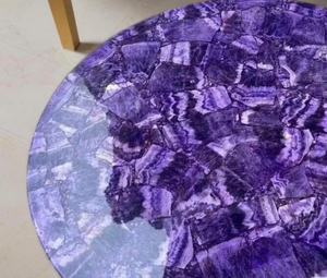 Sceau en agate poli artisanal, décoration de luxe pour la maison, motif floral religieux, résine, couleur personnalisée, haute qualité artisanale - Product Image 3