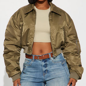 Veste Bomber Femme Tendance 2026 en Tissu Premium – Légère, Confortable et au Design Épuré / Veste Bomber Décontractée Femme Tendance 2026 en Tissu Premium - Product Image 1