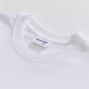 Camiseta de peso pesado 260GSM, camiseta negra marrón con logotipo personalizado y letras para hombre, camisetas de cuello grueso Boxy Fit - Product Image 2