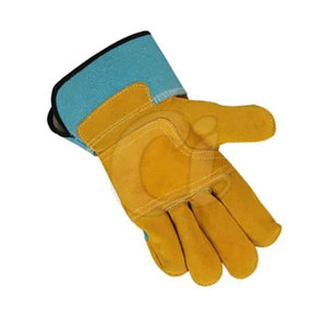 Durable Material Double Palm <b>Gloves</b> Leather Made Double Palm <b>Gloves</b> Comfortable Double Palm <b>Gloves</b> - Product Image 6