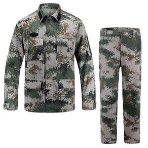 Conjunto de ropa de dos piezas de camuflaje de uniforme táctico para hombre, ropa personalizada para exteriores, tela duradera transpirable, ajuste cómodo - Product Image 1