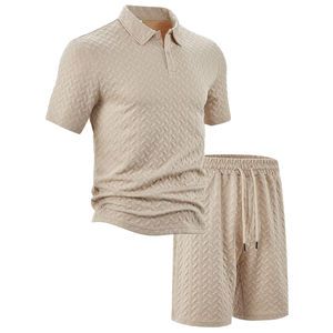 Polos en tricot de polyester pour hommes, t-shirts de haute qualité pour hommes, polos tricotés à la mode, tenue décontractée - Product Image 6