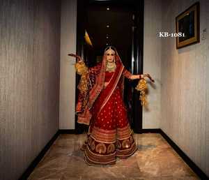 Nuptiale Lehenga Choli belle broderie anti-rides évacuation de l'humidité pour les occasions de mariage de fête exportateur en gros Fabzone - Product Image 2