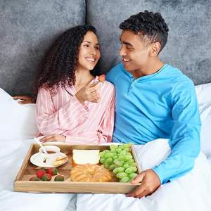 Handcrafted Rustic Acacia Wood <b>Serving</b> <b>Tray</b> Elegant Natural Walnut Decorative <b>Wooden</b> Platter Eco-Friendly Food <b>Serving</b> Plate - Product Image 3