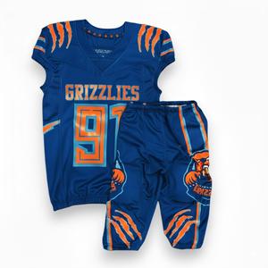 Uniforme de football américain respirant à séchage rapide avec logo personnalisé, vêtements de sport, logo personnalisé, 100% polyester - Product Image 2