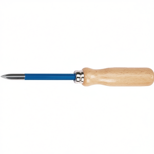 Precision <b>Scraper</b> with 85mm Blade Length 7mm Triangular Shank <b>Wooden</b> Handle RENNSTEIG for Metal Crafts - Product Image 3