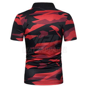 เสื้อโปโลแฟชั่นผู้ชาย ผ้าฝ้ายผสมโพลีเอสเตอร์ เสื้อโปโลผู้ชายสไตล์ใหม่ - Product Image 3