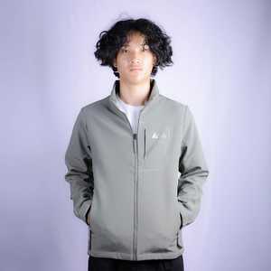 Chaqueta Softshell informal Navigate Ligera a prueba de viento y resistente al agua con patrón de estampado de cuello alto de relleno de poliéster - Product Image 3