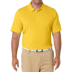Golf pour hommes à séchage rapide de haute qualité pour polos Logo personnalisé respirant Polyester Spandex motif solide prix d'usine en gros - Product Image 1