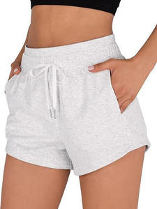 Pantalones cortos de primavera y verano para mujer, pantalones cortos deportivos informales elásticos de cintura alta para mujer - Product Image 3