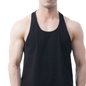 Camisetas de gimnasio OEM para hombre, camisetas sin mangas de algodón personalizadas con cuello de capucha, estampado 3D, Color sólido, ropa deportiva informal, culturismo, Fitness - Product Image 5