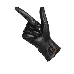 OEM Nouvelle Arrivée Rouge Noir Pur Cuir Mode Conduite Habillage Gants Peau de Mouton Cuir Habillage Gants - Product Image 3