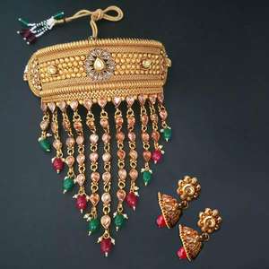 Nikita Arts Fine Jewelry Set AD Stone Cuivre Necklace-FBJ0003 - Product Image 1