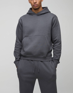 Survêtement d'entraînement pour homme de haute qualité, coupe classique, écologique, personnalisé, durable, avec doublure polaire, séchage rapide, pour activités de plein air - Product Image 5