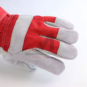 Guantes de Trabajo de Cuero Grandes para Hombre, Resistentes, con Palmas Reforzadas, Durabilidad y Protección, Color Gris, para Construcción, Industria y Jardinería - Product Image 4