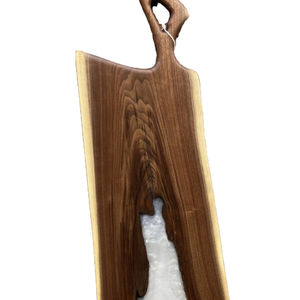 Planche à découper moderne de cuisine personnalisée Bois et résine Dernière Offre Spéciale Planche de service à fromage multifonctionnelle Légumes/fruits - Product Image 1