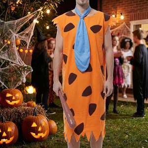 Disfraz Divertido de los Flintstones para Halloween, Incluye Capa, Trajes, Vestidos y Patrón de Personajes de TV y Echo - Product Image 2
