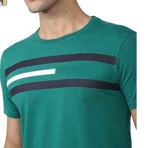 T-shirts imprimés personnalisés Impression de chemises 100% coton T-shirts pour hommes de marque personnalisés - Product Image 4