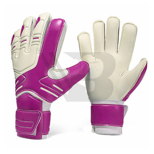 High Quality German Latex Football Goalkeeper Gloves Cheap Sport Gloves with Excellent Finger Protection Made From Leather - Product Image 6