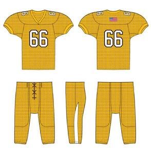 Uniforme de Fútbol Americano Transpirable, Tallas Grandes, Impresión de Logotipo Personalizada, Alta Calidad, Ligero, 100% Poliéster, Diferentes Modelos - Product Image 6