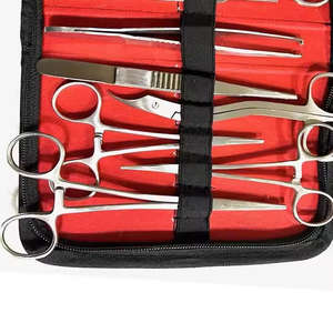 Kit de dissection chirurgical mineur de haute qualité, 12 pièces, en acier inoxydable, instruments chirurgicaux manuels, certifié CE, SurgiRight - Product Image 2