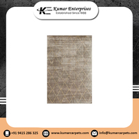 Große moderne persische Bambus seide rutsch feste mittlere Stapel hand gefertigte Luxus Comfort Cut Pile gestickte Teppich abstrakte Design Living