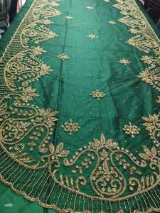 Tela Popelina Pesada Sonali Dirca con Bordado a Mano, Patrón Tejido Cruzado para Accesorizar - Product Image 6