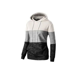 Sweat-shirt en coton chaud pour femmes OEM, motif uni, veste à col zippé, logo frontal, pour l'hiver - Tendance, prix bas - Product Image 2