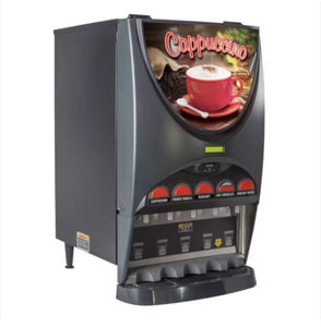 Venta de Dispensador de Cappuccino en Polvo iMIX-5 BLK-HW Original, Nuevo, con Puerta Superior Abatible y Grifo de Agua Caliente - 5 Tolvas - Product Image 6