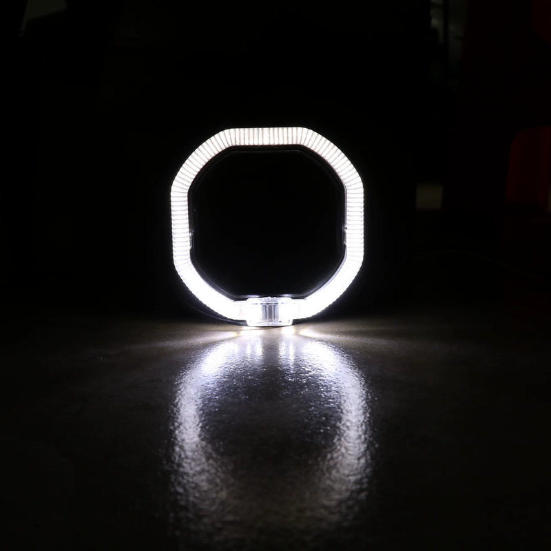 Car Headlight Decorative Cover Square Lens