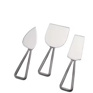 Ensemble de couteaux à fromage en acier inoxydable de qualité supérieure, manches texturés, écologiques, compatibles lave-vaisselle, pour recevoir, durables et élégants - Product Image 6