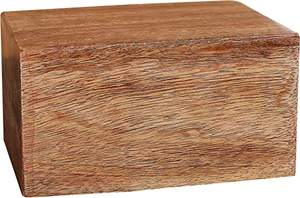 Urne funéraire humaine en bois pour cendres humaines Urne X Plaine naturelle de grande taille-Honore votre bien-aimé - Product Image 6