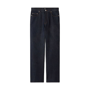Pantalones Vaqueros de Mezclilla de Pierna Recta, Lavado Oscuro, Cintura Alta, Corte Regular, Algodón, Estilo Casual Otoñal para Hombre 2026 - Product Image 6