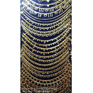 Tobilleras de diseñador religioso en tono dorado, joyería de compromiso de playa de verano para mujer - Product Image 1