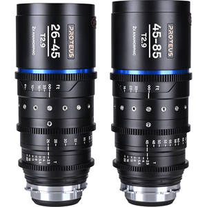 2026 Optics Laowa Proteus 2x S35 Anamorphic T2.9 ชุดเลนส์ 2 ตัว พร้อม 2026 PL Feet Blue Flare - Product Image 5