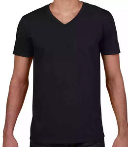 T-shirt en coton surdimensionné à col rond de haute qualité pour hommes Streetwear urbain avec logo personnalisé T-shirt décontracté en matériau hautement extensible - Product Image 2