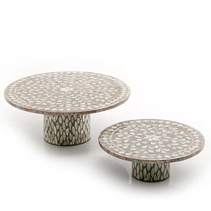 Excellente conception la plus vendue Cup Cake Stand Restaurant Décoration Premium Quality Stylish MOP Cake Stand - Product Image 6