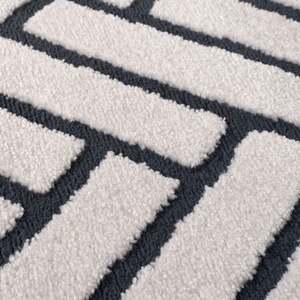 พรมปูพื้นทรงสี่เหลี่ยมผืนผ้าสีน้ำเงินลายเชฟรอน Netline Home Loft Chevron Blue Jute Rug-Classic สำหรับห้องนั่งเล่นและวัยรุ่น - Product Image 3