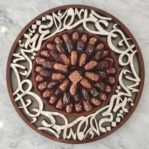 ถาดหวายทรงกลมทำด้วยมือสำหรับผลไม้แห้งสำหรับโรงแรมและร้านอาหารทำโดยช่างฝีมือชาวอินเดีย - Product Image 1