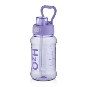 Botella de agua deportiva H2O Lila 800ml Modelo 76029 - Product Image 1