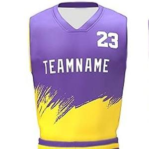 Uniforme de basket-ball pour homme entièrement personnalisé, style parfait, offre spéciale, taux raisonnable, uniforme de basket-ball pour homme avec poids léger - Product Image 6