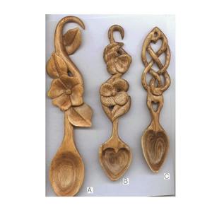 Cuchara de madera de bambú para cocinar y servir alimentos Utensilios de cocina biodegradables ecológicos disponibles ahora - Product Image 1